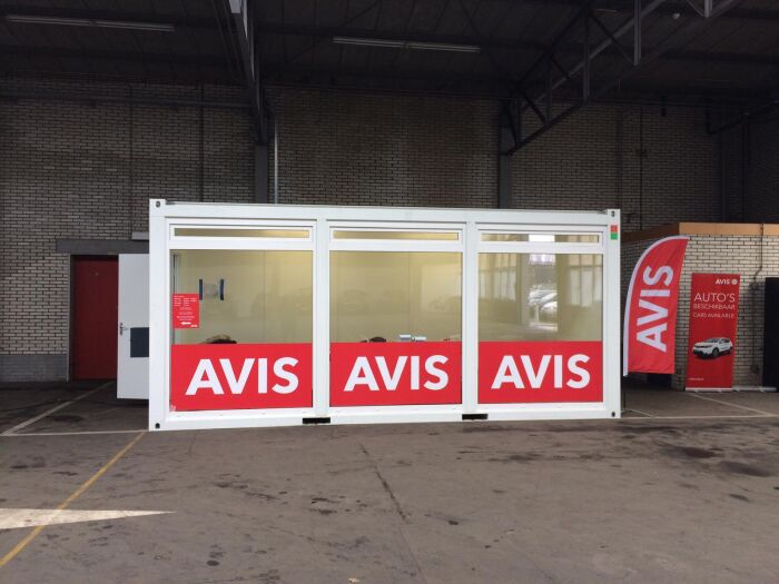 Voorbeeld customized container huren bij Custom Rent