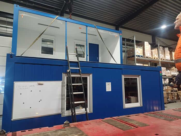Voorbeeld unit bij project Dutch Agro Systems door Custom Rent
